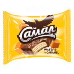 Конф.БиСи Самал Wafers & caramel/1/5упак/0.5/АО"Баян Сулу"/ 